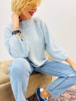 Pull En Laine À Manches Raglan Texturées – Image 5