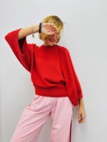 Pull en Coton Naturel à Manches Courtes Élégantes – Image 5