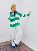 Pantalon Jogging en Coton Confort à Bandes Contrastées – Image 6