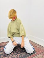 Pull en Coton Naturel à Manches Courtes Élégantes – Image 11