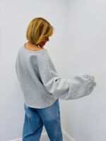 Sweat en Maille Douce à Lettrage Texturé Coloré – Image 4