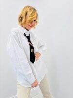 Chemise Avec Cravate Intégrée Marque Vogue