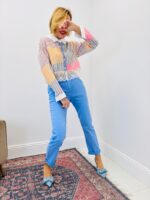 Chemise Courte Patchwork À Rayures Marque Vogue – Image 3