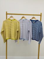 Gilet Rayé En Laine Et Cachemire – Douceur Confort Et Esprit Casual Chic – Image 2