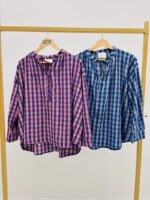 Blouse À Carreaux – Esprit Authentique Et Confort Naturel – Image 2