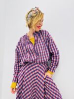 Blouse À Carreaux – Esprit Authentique Et Confort Naturel – Image 4