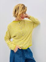 Gilet Rayé En Laine Et Cachemire – Douceur Confort Et Esprit Casual Chic – Image 4