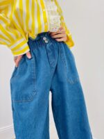 Jean Palazzo À Taille Élastiquée – Allure Fluide Et Esprit Moderne – Image 4