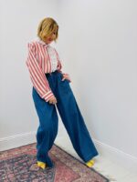 Chemise Rayée À Col Victorien Et Broderie Anglaise – Image 3