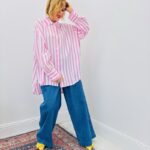 Chemise Longue Rayée – Allure Fluide Et Élégance Décontractée