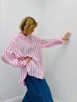 Chemise Longue Rayée – Allure Fluide Et Élégance Décontractée – Image 4