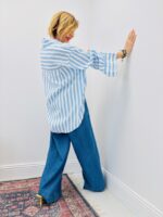 Chemise Longue Rayée – Allure Fluide Et Élégance Décontractée – Image 5