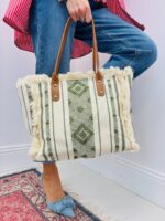 Sac Ethnique Tissé – Esprit Bohème Et Charme Artisanal – Image 6