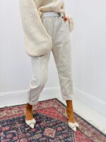 Pantalon Rayé À Coupe Décontractée – Fraîcheur Et Élégance Casual – Image 6