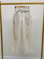 Pantalon Coupe Barrel Taille Haute Ceinturé – Image 2