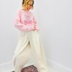 Pull En Maille Douce À Détails Liberty Et Motif Cœur