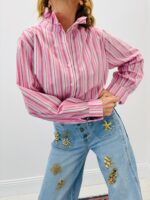 Chemise Rayée À Col Victorien En Coton – Image 5