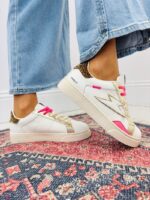 Basket Esprit Vintage À Détails Contrastés – Image 3