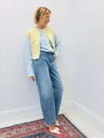 Gilet Sans Manches En Denim Coupe Courte – Image 8