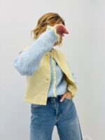 Gilet Sans Manches En Denim Coupe Courte – Image 7