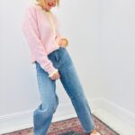 Gilet En Maille Ajourée À Finitions Contrastées