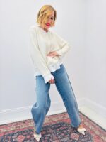 Gilet En Maille Douce À Finitions Volantées – Image 7