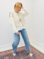 Gilet Sans Manches En Denim Coupe Courte – Image 5