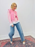 Gilet Sans Manches En Denim Coupe Courte – Image 3