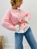 Gilet En Maille Douce À Finitions Volantées – Image 4