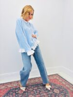 Gilet En Maille Douce À Finitions Volantées – Image 5