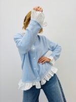 Gilet En Maille Douce À Finitions Volantées – Image 6