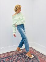 Pull En Maille Douce À Détail Bijou Épaule – Image 7