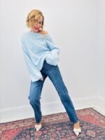 Pull En Maille Douce À Détail Bijou Épaule – Image 9