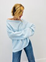 Pull En Maille Douce À Détail Bijou Épaule – Image 10