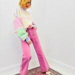 Pull Rayé Multicolore En Maille Douce