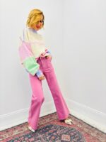 Pull Rayé Multicolore En Maille Douce