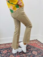 Jean Coupe Flared Taille Haute En Denim Souple – Image 7