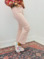 Jean Coupe Flared Taille Haute En Denim Souple – Image 10