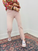 Jean Coupe Flared Taille Haute En Denim Souple – Image 11