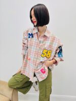 Chemise à Carreaux en Coton – Patchs Esprit Campus – Image 8