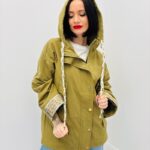 Veste en Coton à Capuche – Détails Tressés