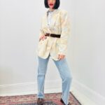 Veste Florale Esprit Tailleur – Élégance Printanière