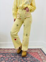 Jean Wide Leg Vichy Brodé – Esprit Fun & Créatif – Image 3