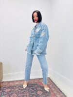 Veste Denim à Détails Cœur – Esprit Casual & Tendance – Image 3