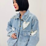 Veste Denim à Détails Cœur – Esprit Casual & Tendance