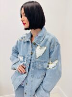 Veste Denim à Détails Cœur – Esprit Casual & Tendance
