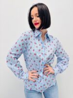 Chemise Coton Vichy Fleuri – Esprit Romantique & Intemporel – Image 4