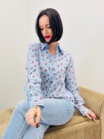 Chemise Coton Vichy Fleuri – Esprit Romantique & Intemporel