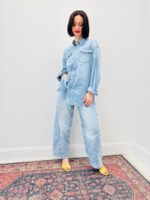 Jean Coupe Barrel Bleu Clair – Allure Moderne & Confort Absolu – Image 3