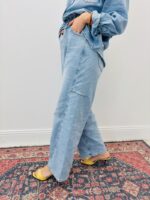 Jean Coupe Barrel Bleu Clair – Allure Moderne & Confort Absolu – Image 5